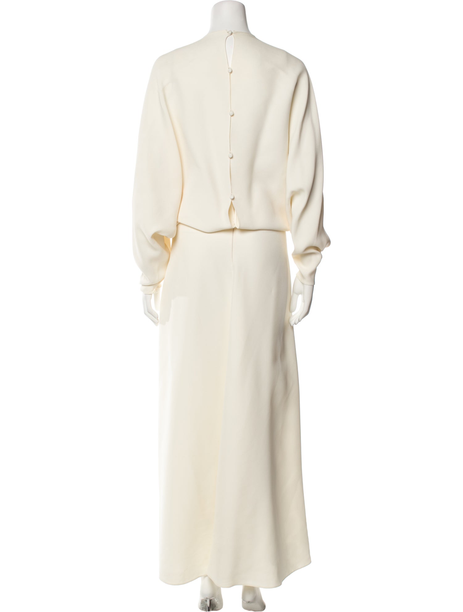 Valentino Crew Neck Long Dress